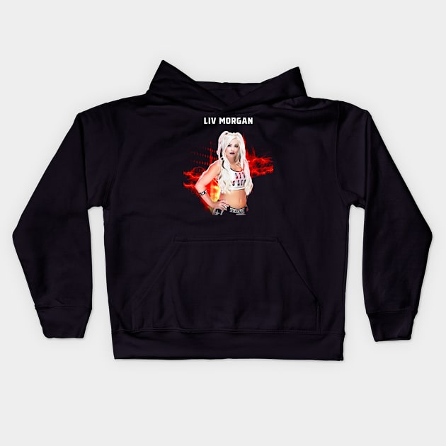 Liv Morgan Kids Hoodie by Crystal and Diamond